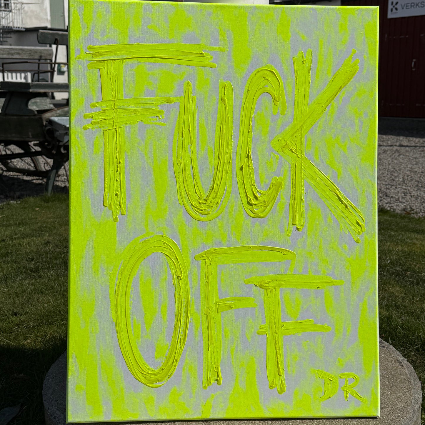 FUCK OFF (yellow)