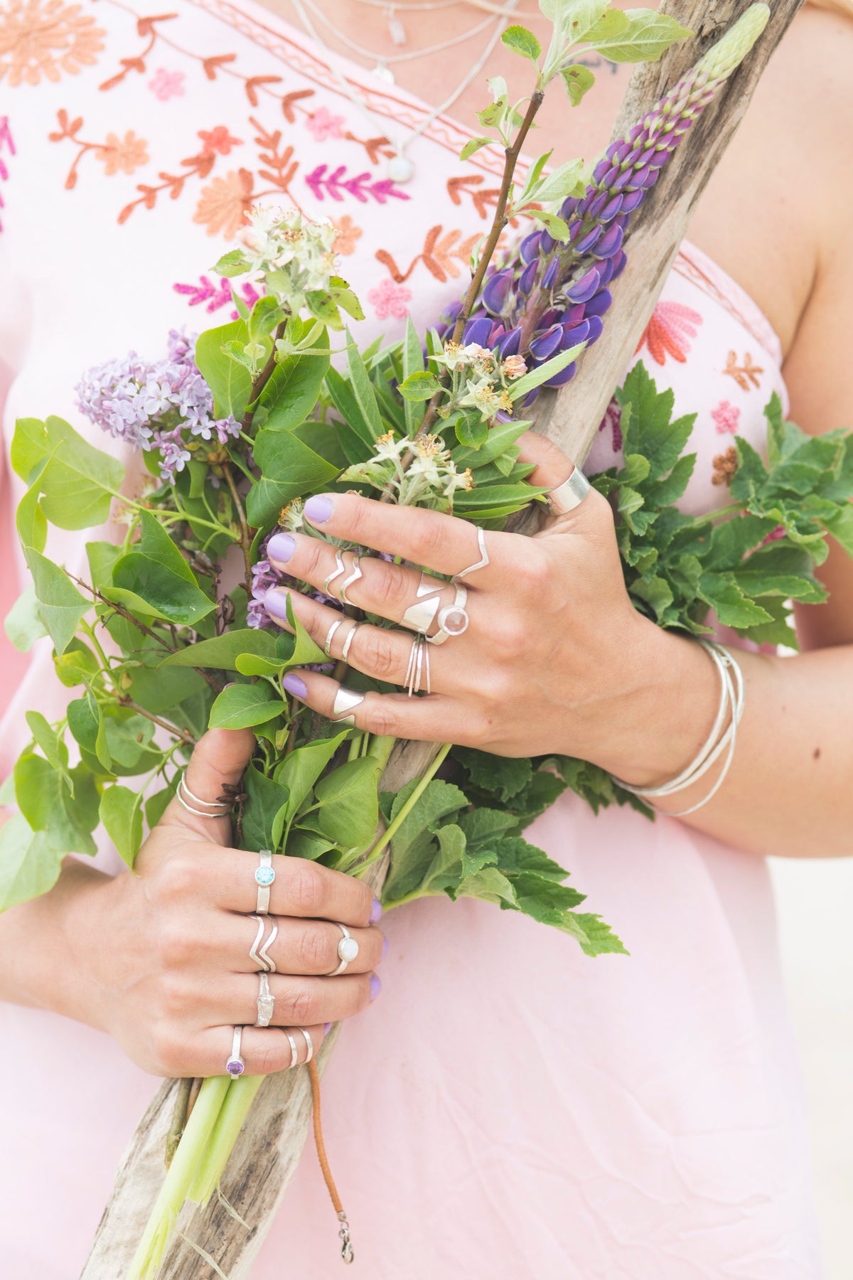 WAVE SILVER RING