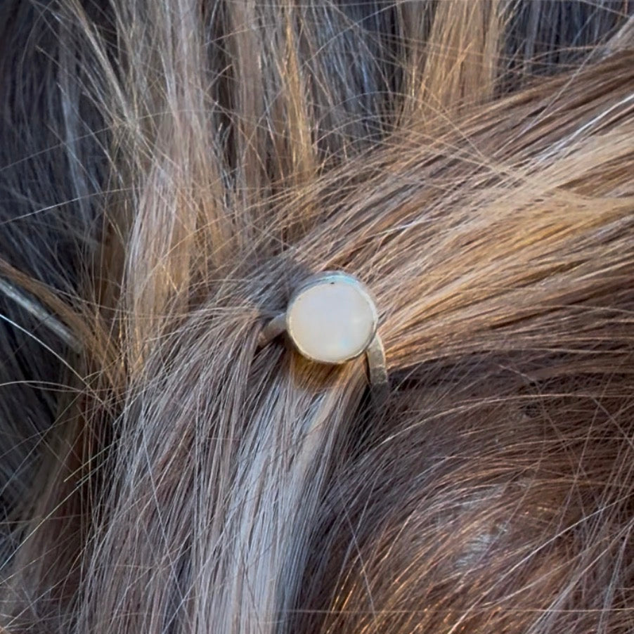 MOONSTONE HAIR PIN