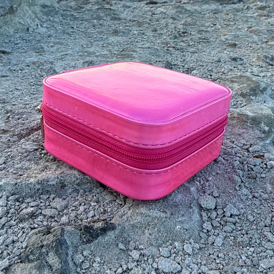 JEWELRY CASE (neon pink)