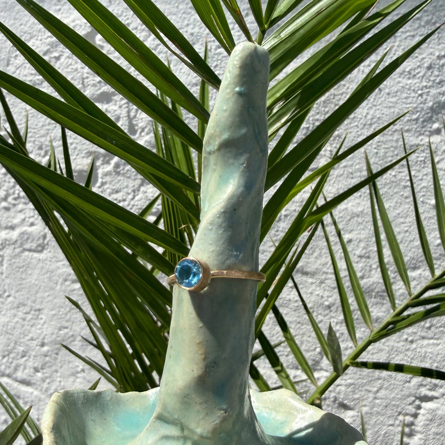 18K GOLD TOPAZ PARAIBA