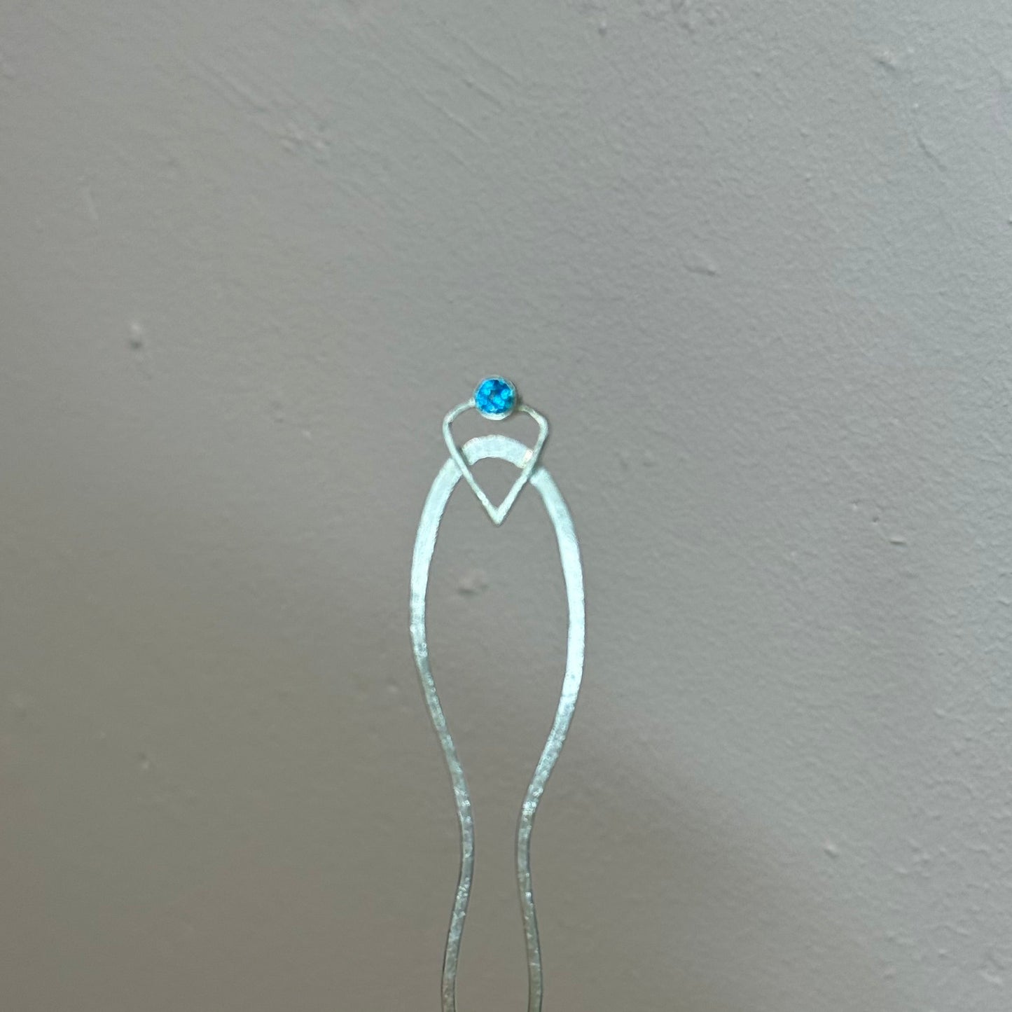 TOPAZ PARAIBA HAIR PIN