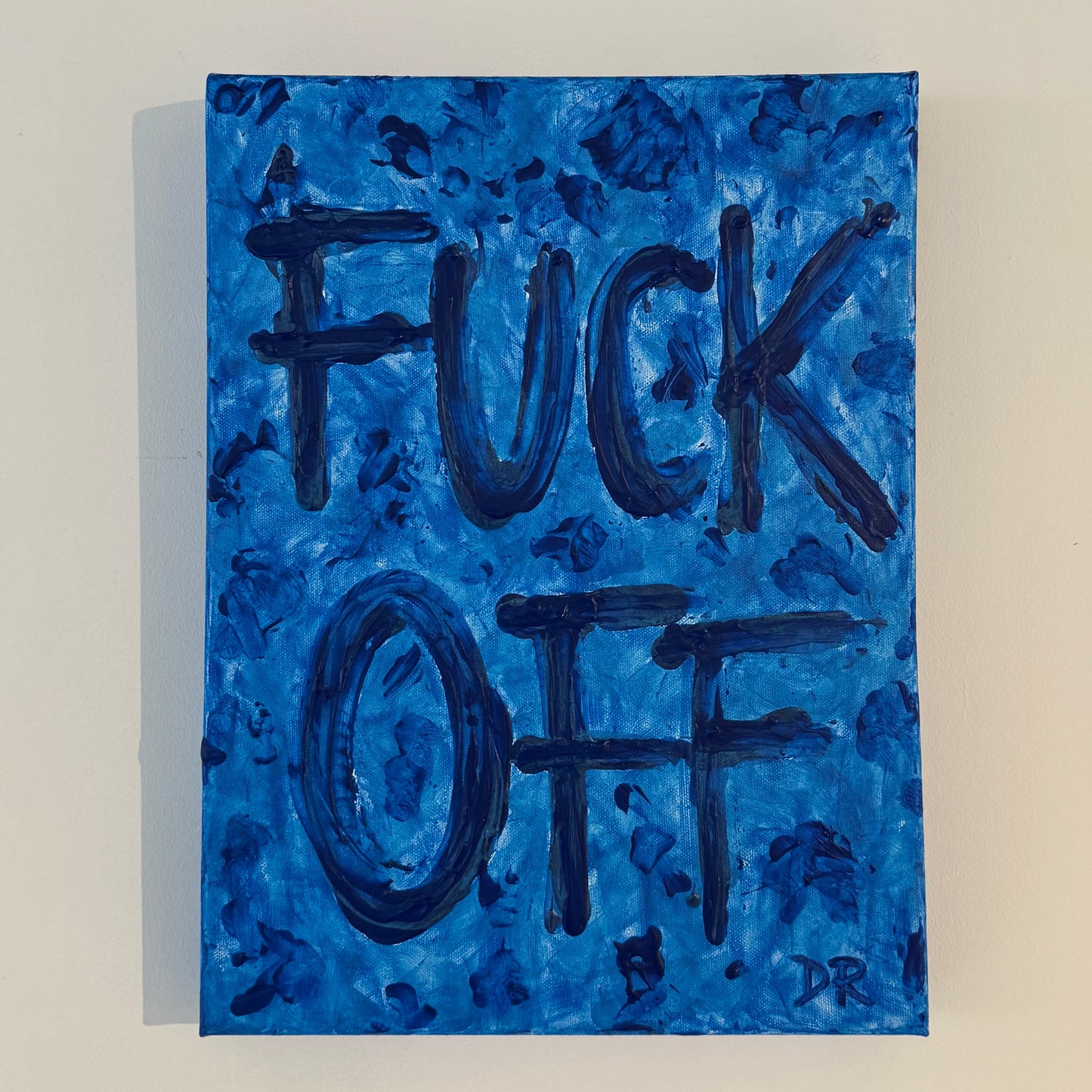 FUCK OFF (blue)
