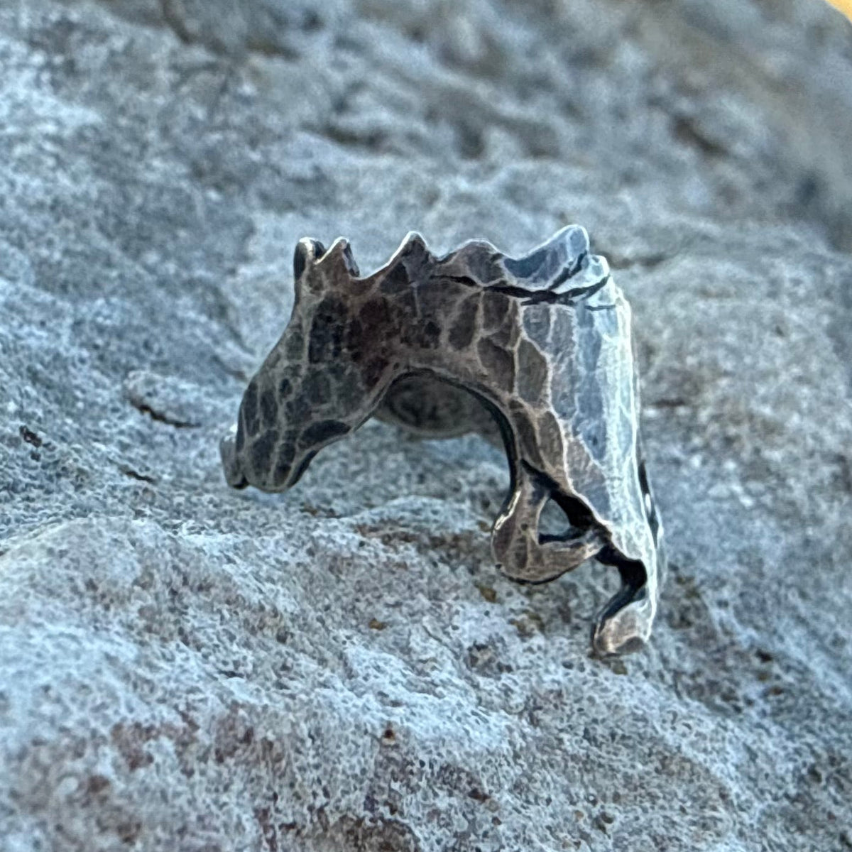 WILD HORSE RING OXIDIZED