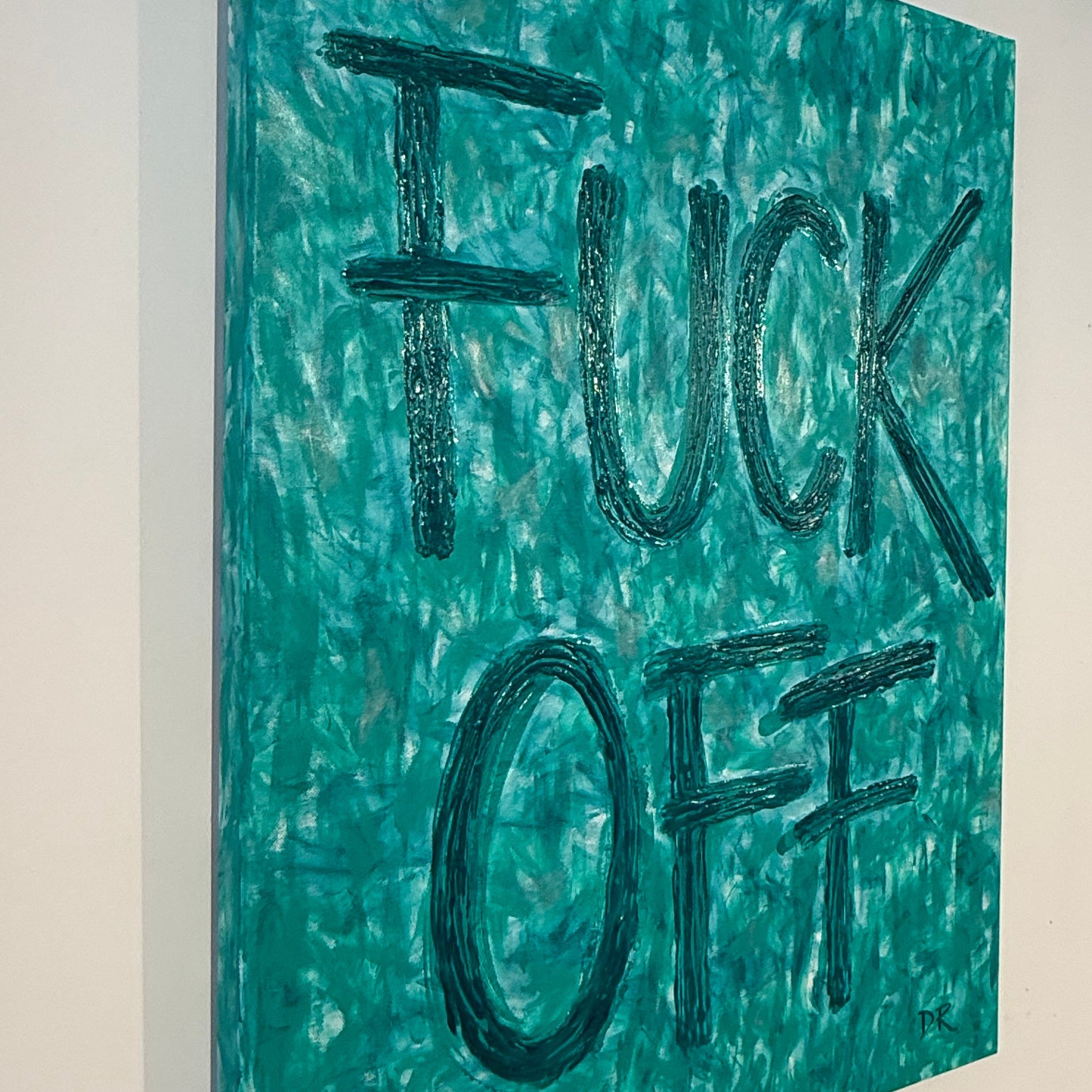 FUCK OFF (turquoise)