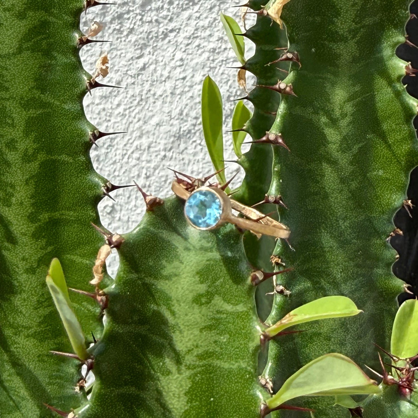 18K GOLD TOPAZ PARAIBA