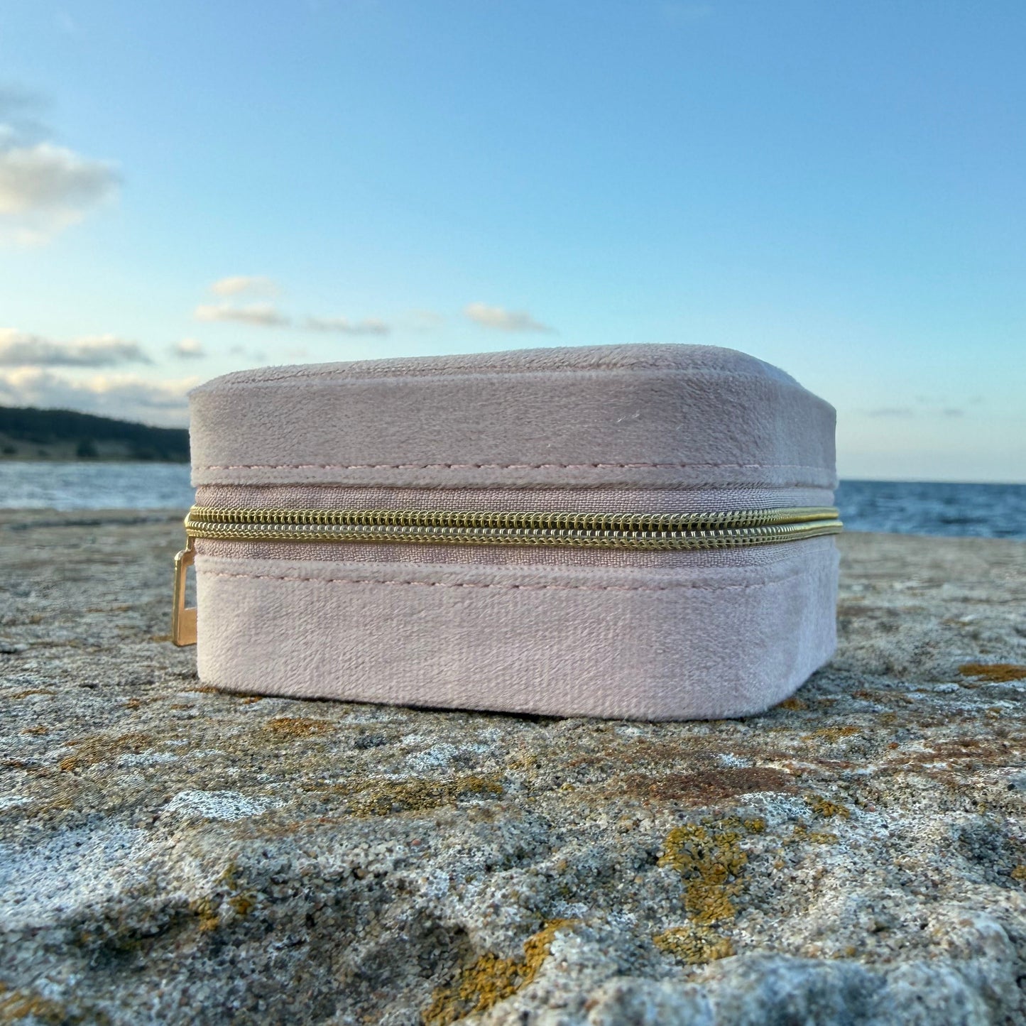 JEWELRY CASE (velvet pink)