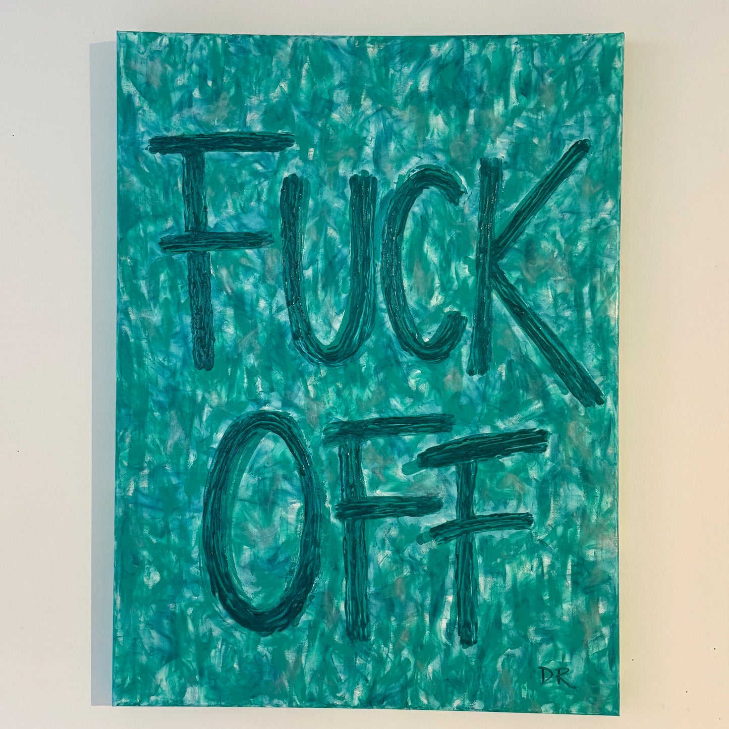 FUCK OFF (turquoise)