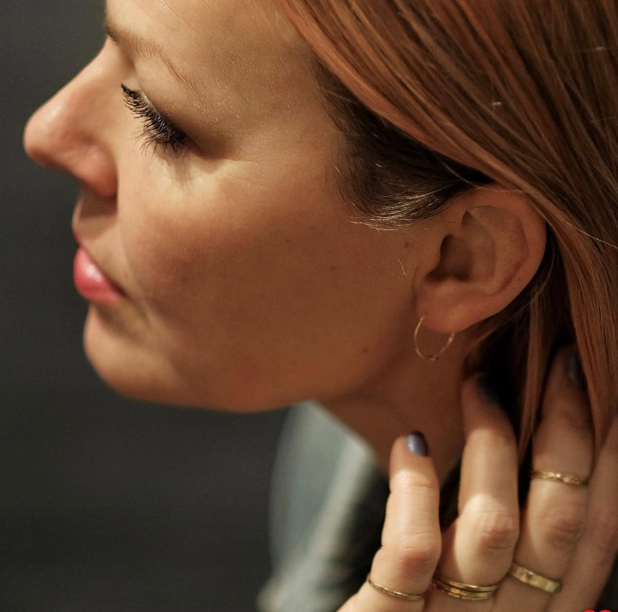 18k GOLD HOOPS XS-XL