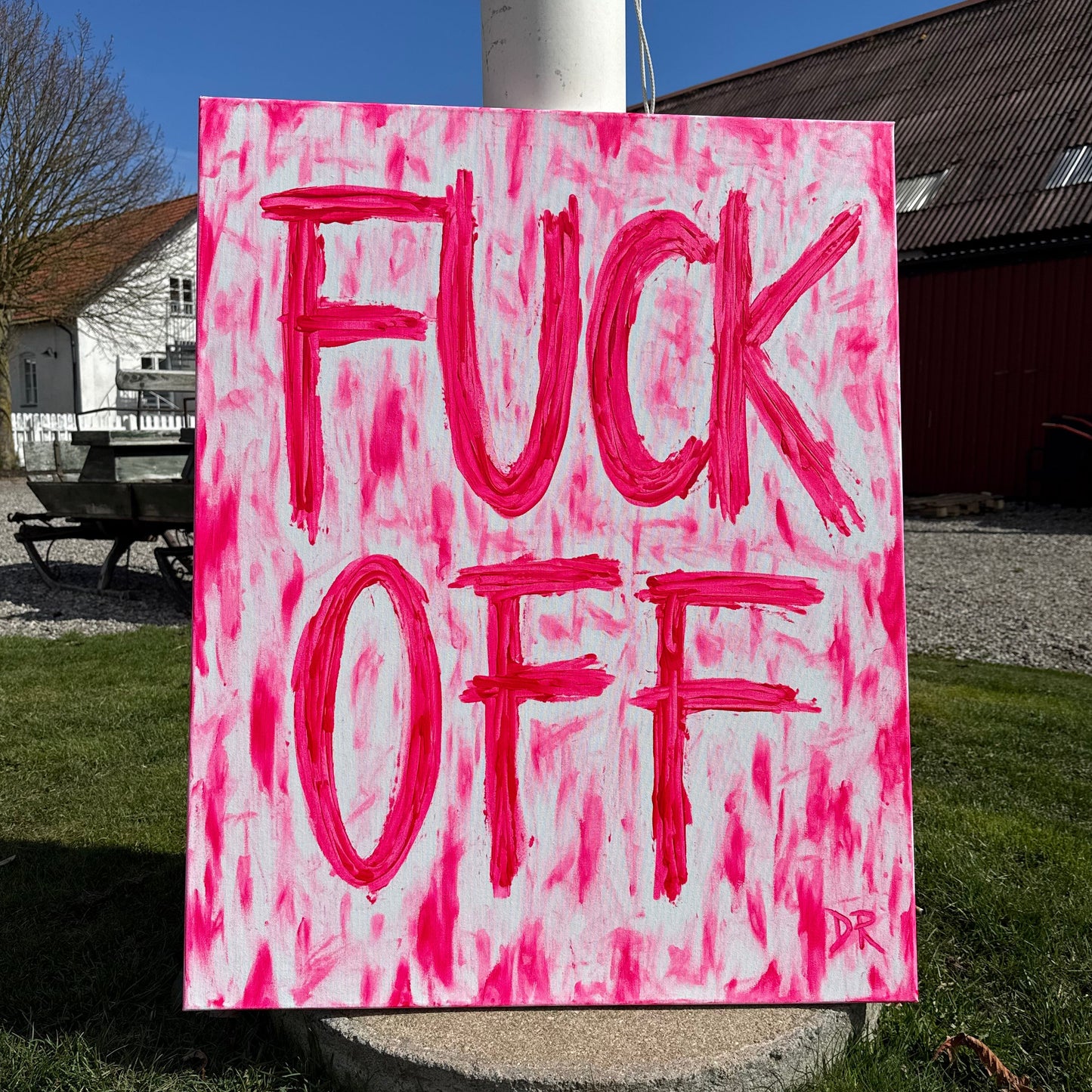 FUCK OFF (pink)