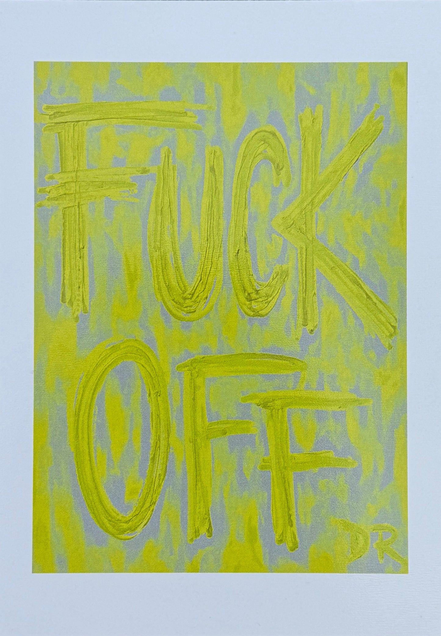 FUCK OFF (yellow)