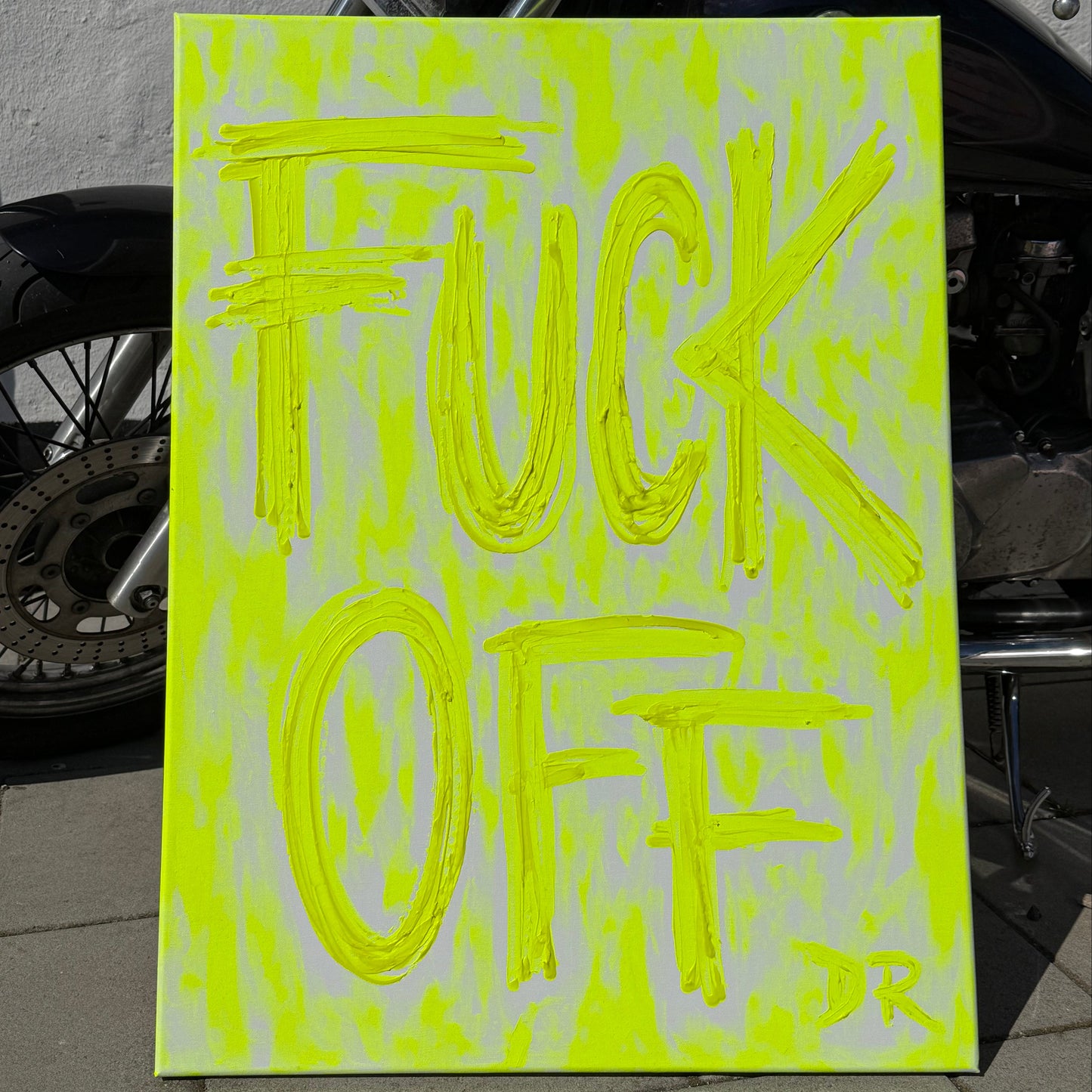 FUCK OFF (yellow)