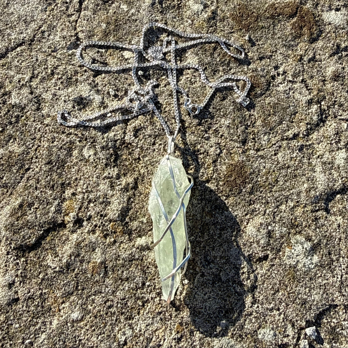 GREEN AMETHYST NECKLACE