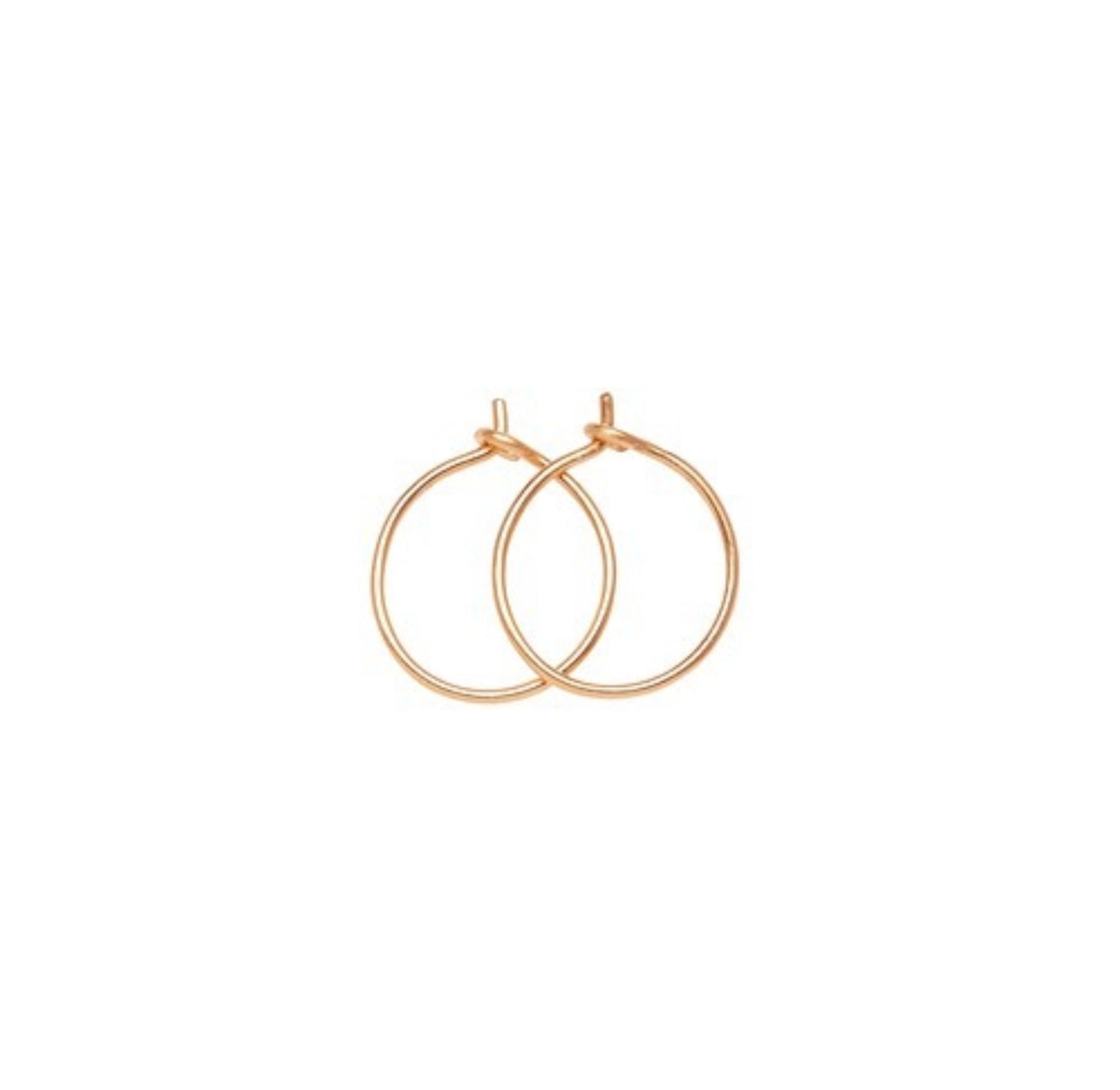 18k GOLD HOOPS XS-XL