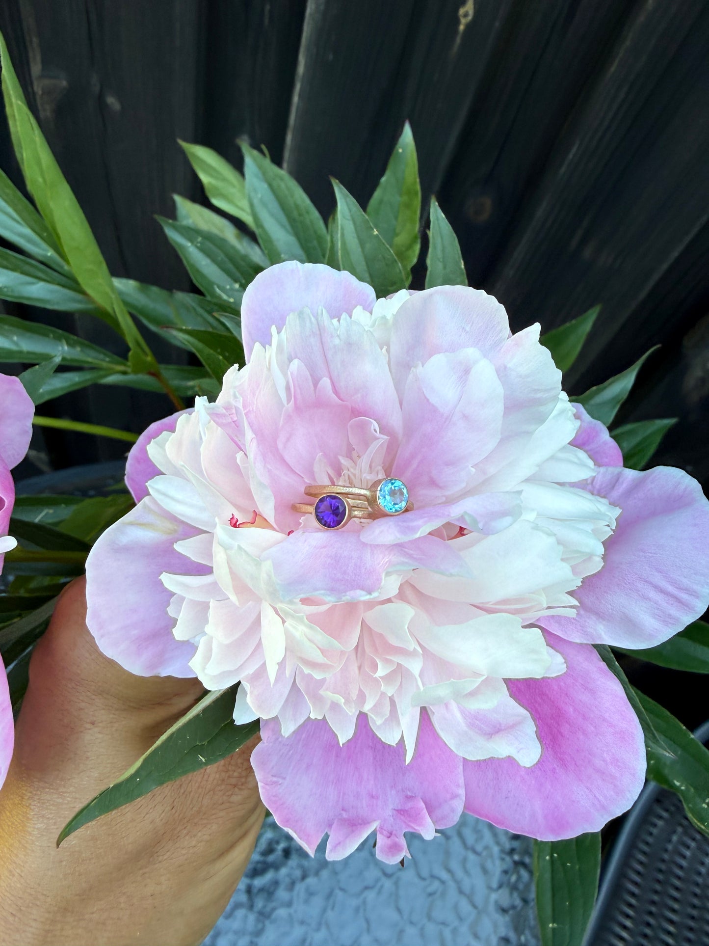 18K GOLD TOPAZ PARAIBA