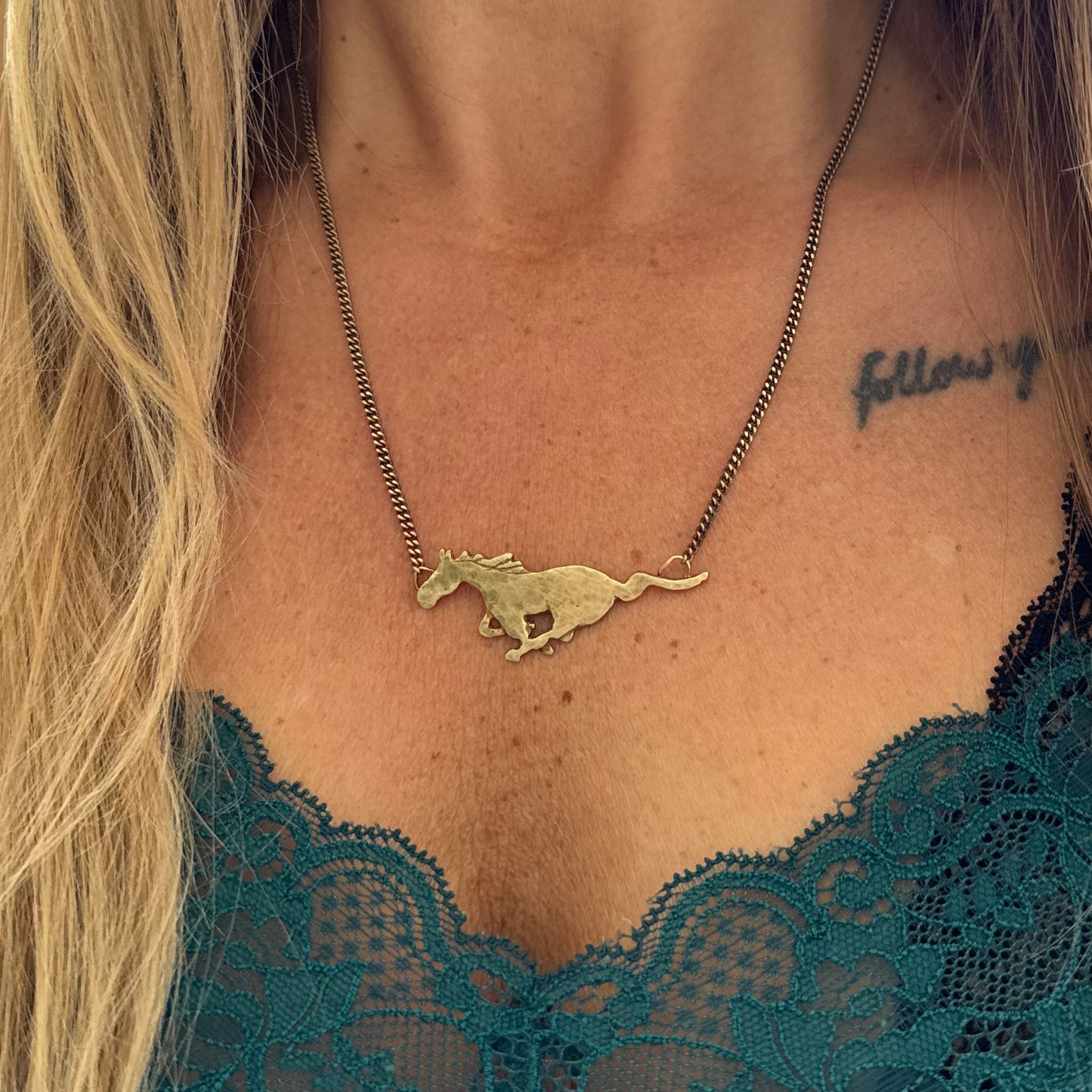 BRASS WILD HORSE