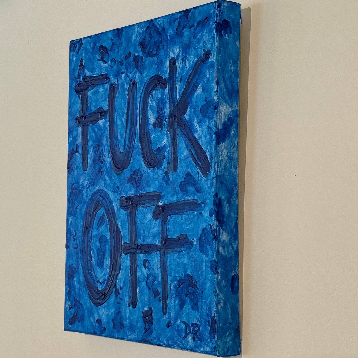 FUCK OFF (blue)