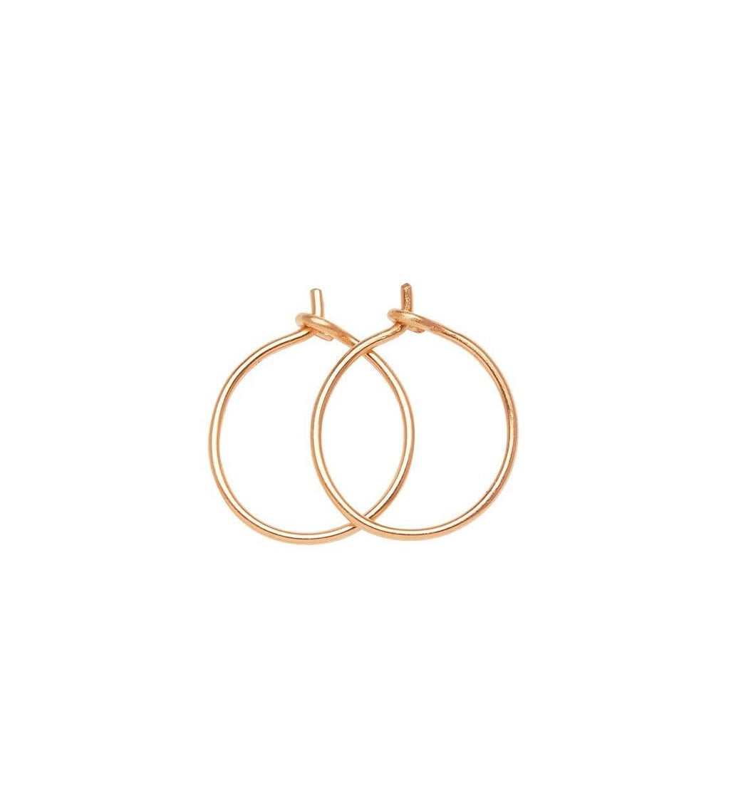 18k GOLD HOOPS XS-XL