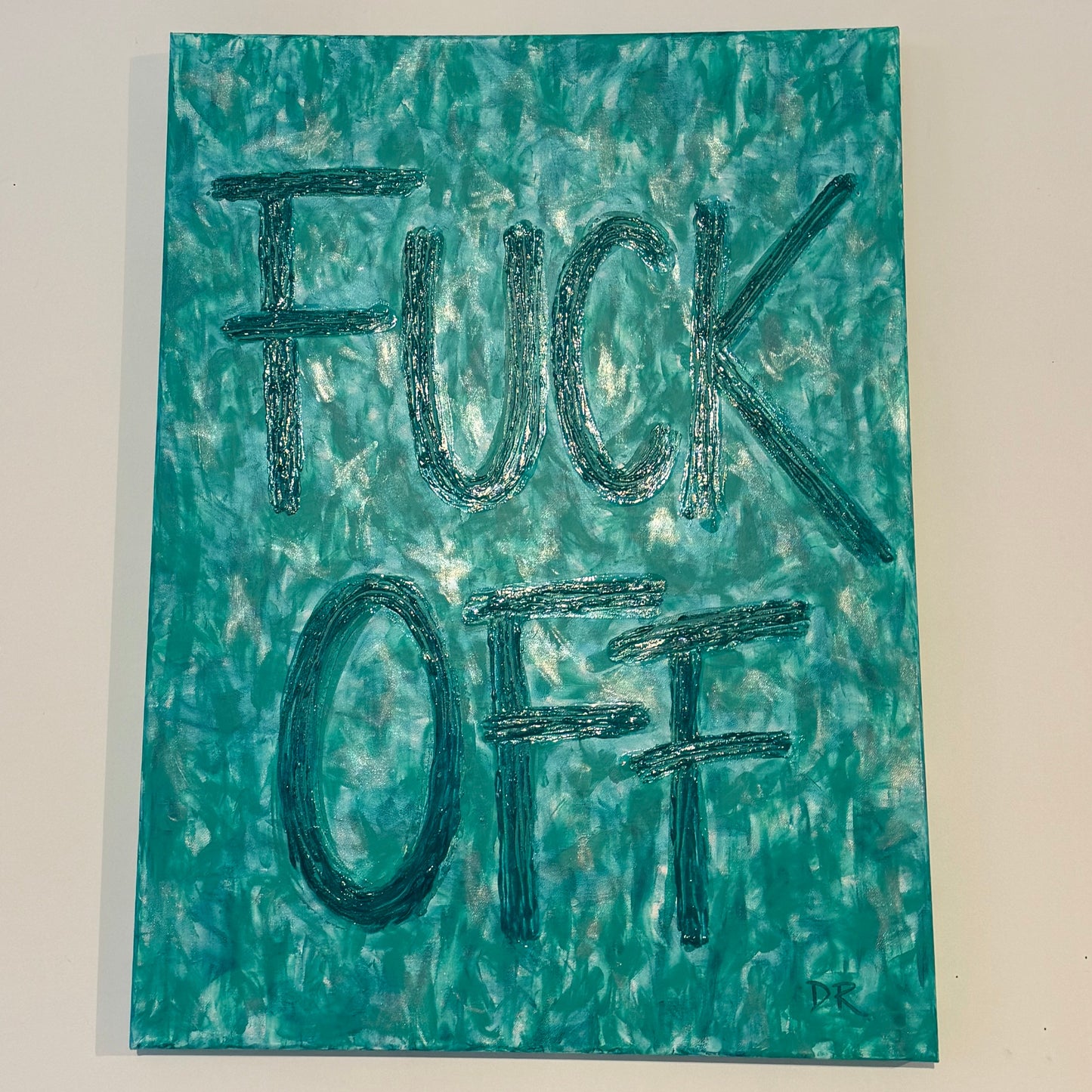FUCK OFF (turquoise)