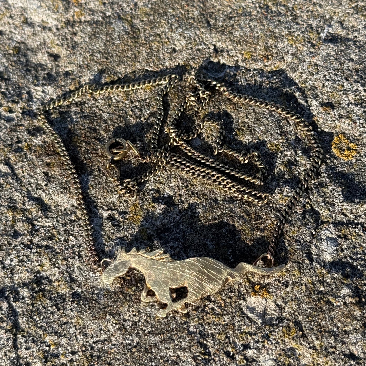 BRASS WILD HORSE