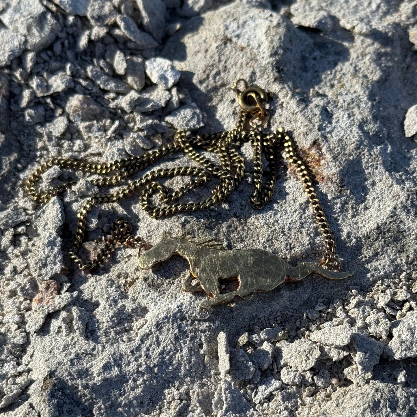 BRASS WILD HORSE