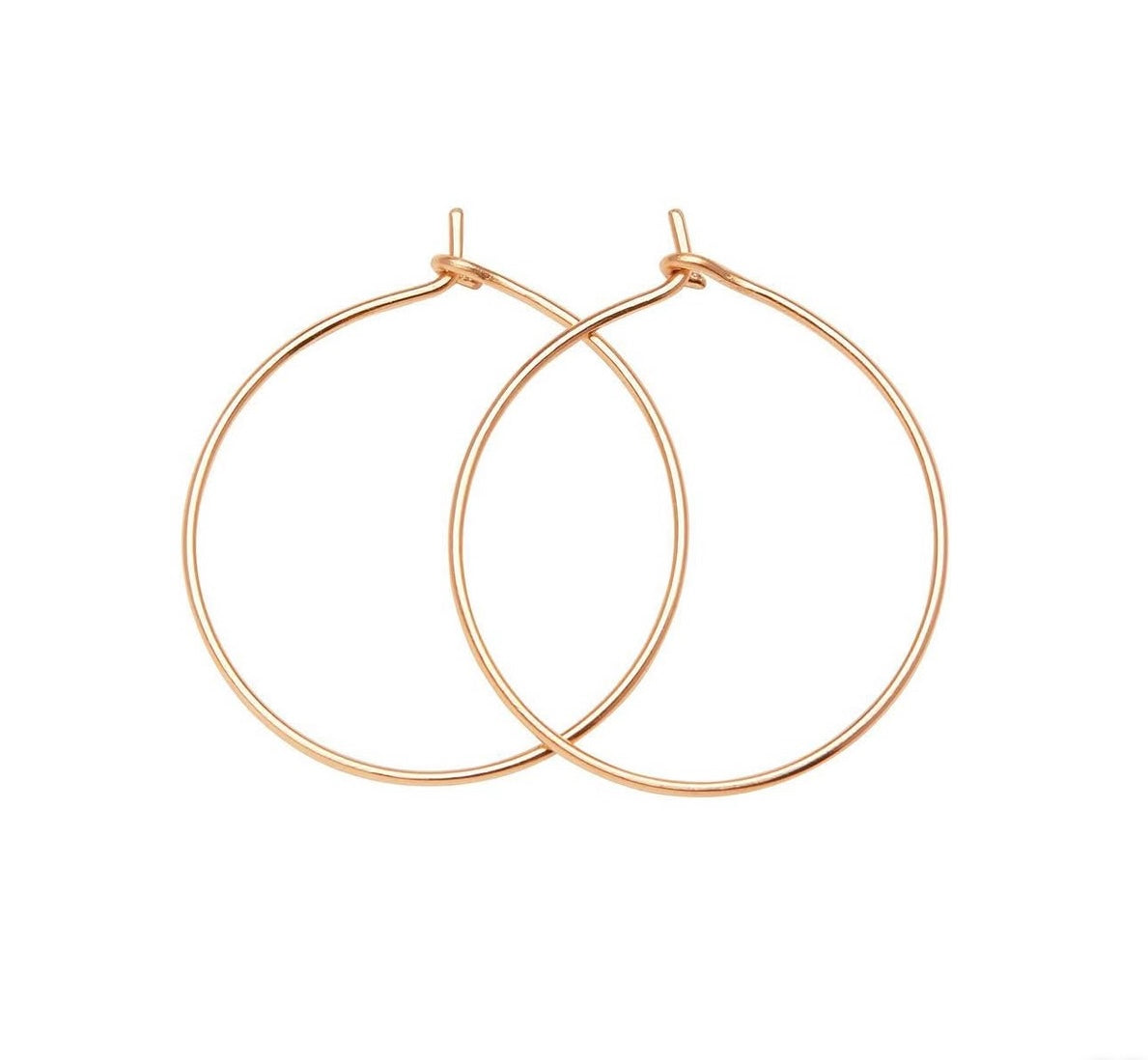 18k GOLD HOOPS XS-XL