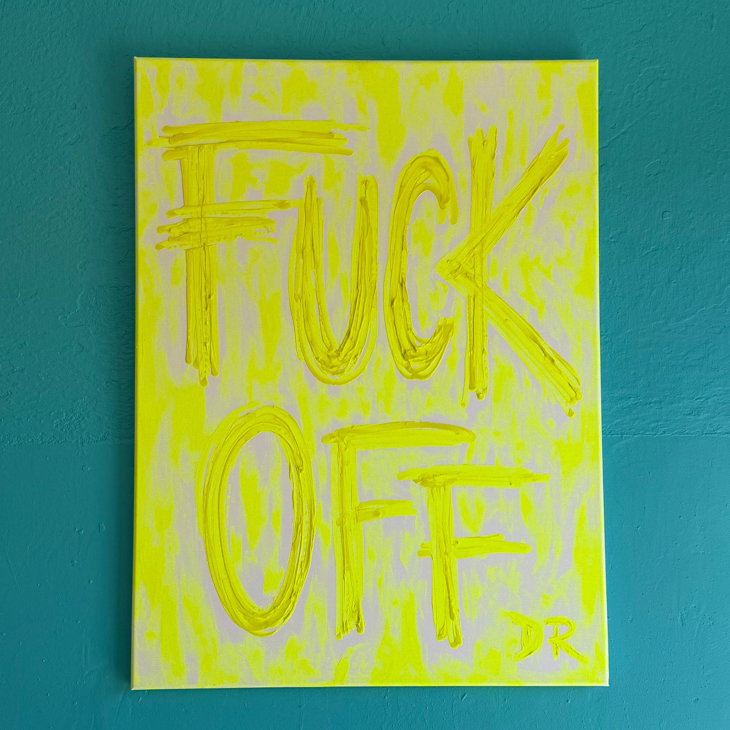 FUCK OFF (yellow)