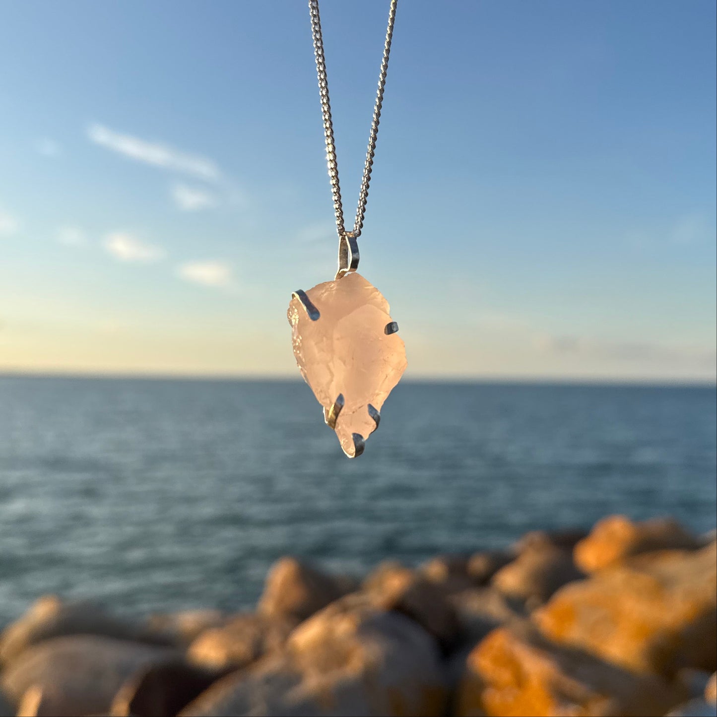 ROSE QUARTZ pendant